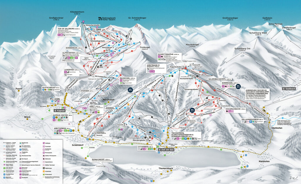 pistekaart-zell-am-see