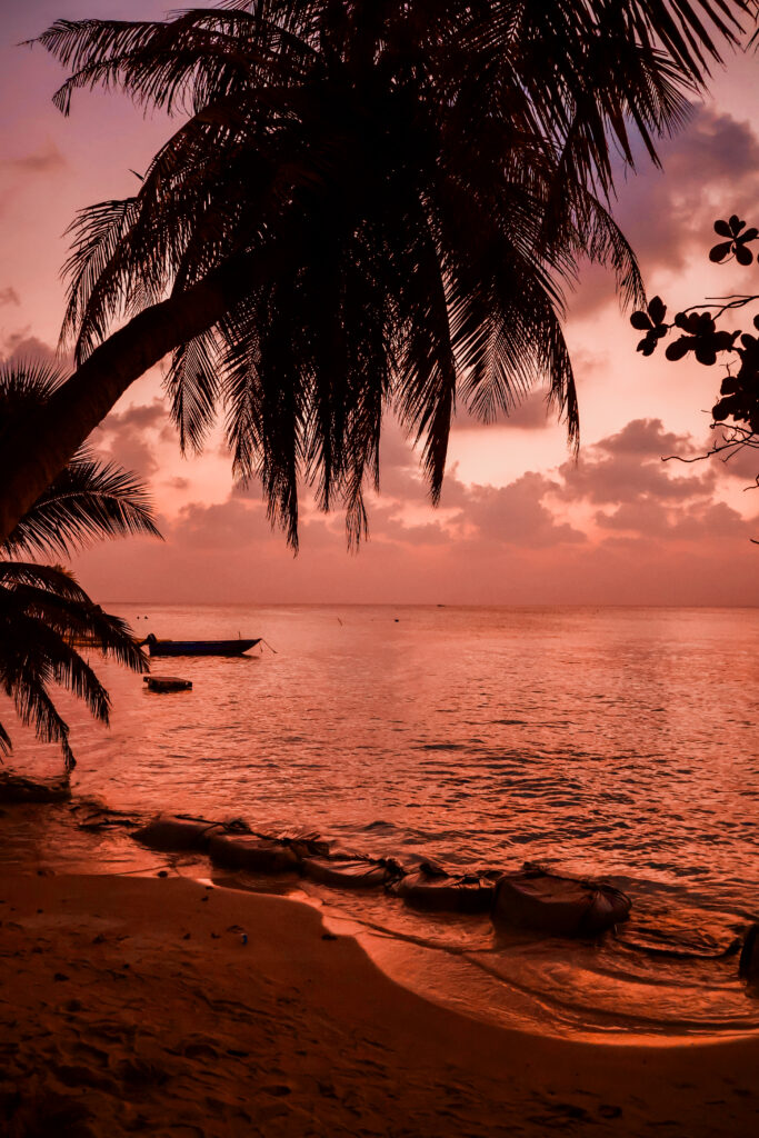 zonsondergang op Dhiffushi