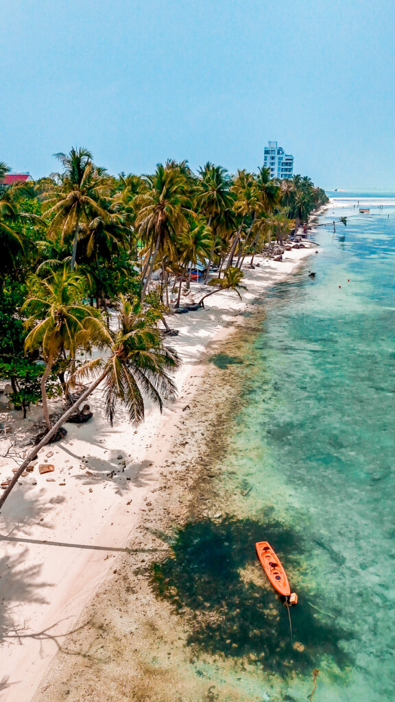 stranden op Dhiffushi