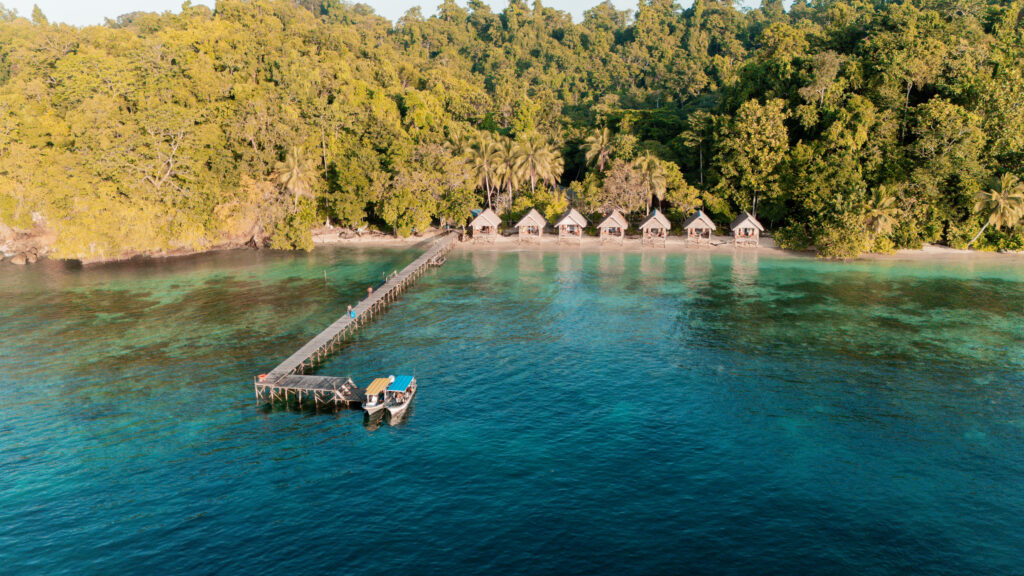 Overnachten op Gam, Raja Ampat