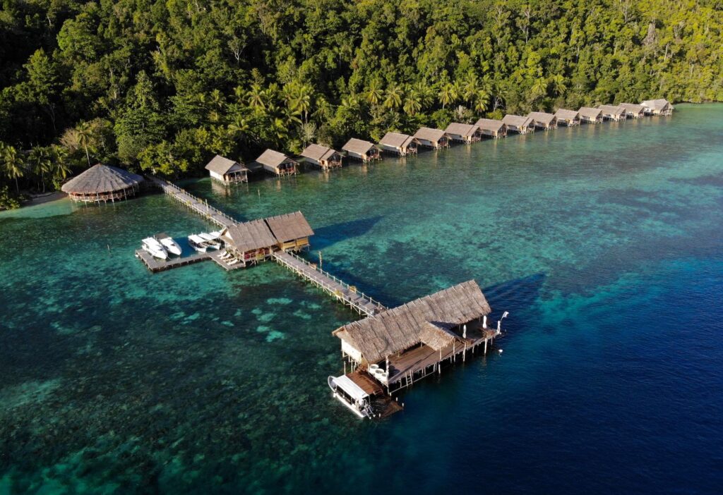Papua Explorers Dive Resort op Gam, Raja Ampat