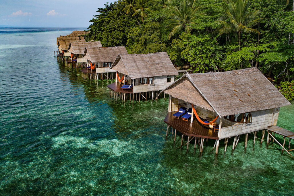 Papua Paradise Eco Resort op Batanta in Raja Ampat